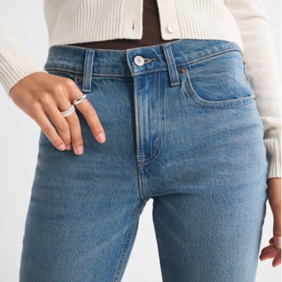 NWT - Abercrombie & Fitch - Women's Jeans - 90s Straight - Size 27 - Picture 10 of 11